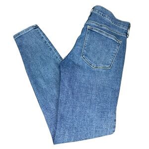 J.Crew Women's 8" Mid-Rise‎ Skinny Jean in Blue Denim, Size 27 (Style BK 579)